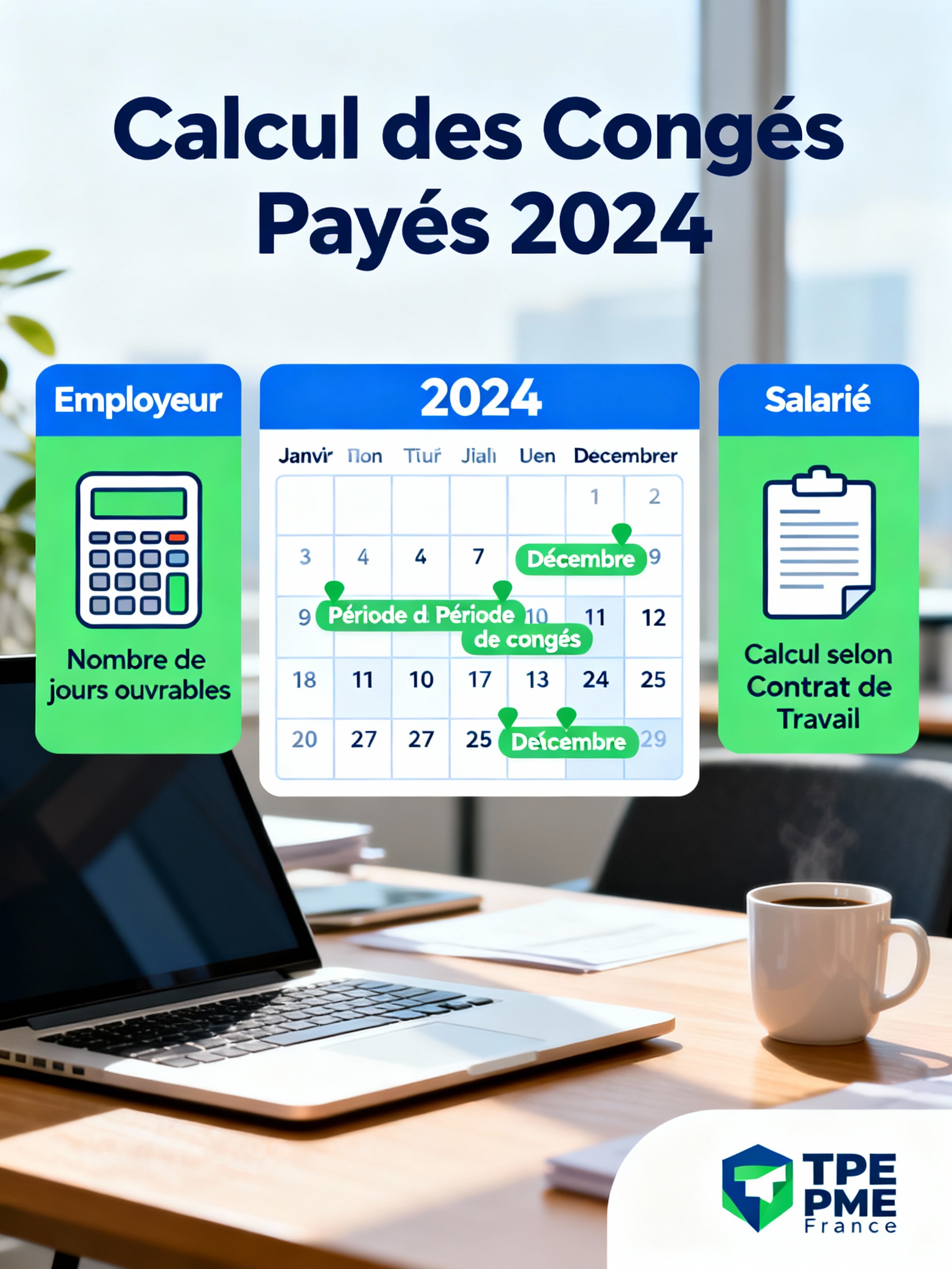 La nouvelle méthode de calcul des congés payés depuis la loi du 22 avril 2024